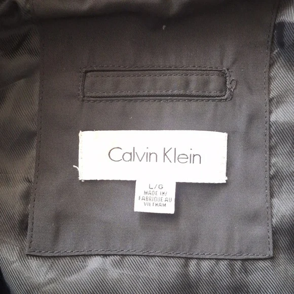 Calvin Klein Men's Black Hooded Lightweight Jacket L - Picture 11 of 13